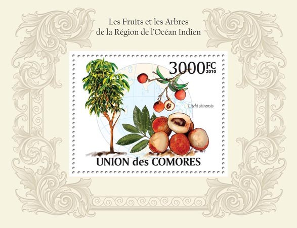 Fruits & Trees in Region of Indian Ocean. - Issue of Comoros postage stamps